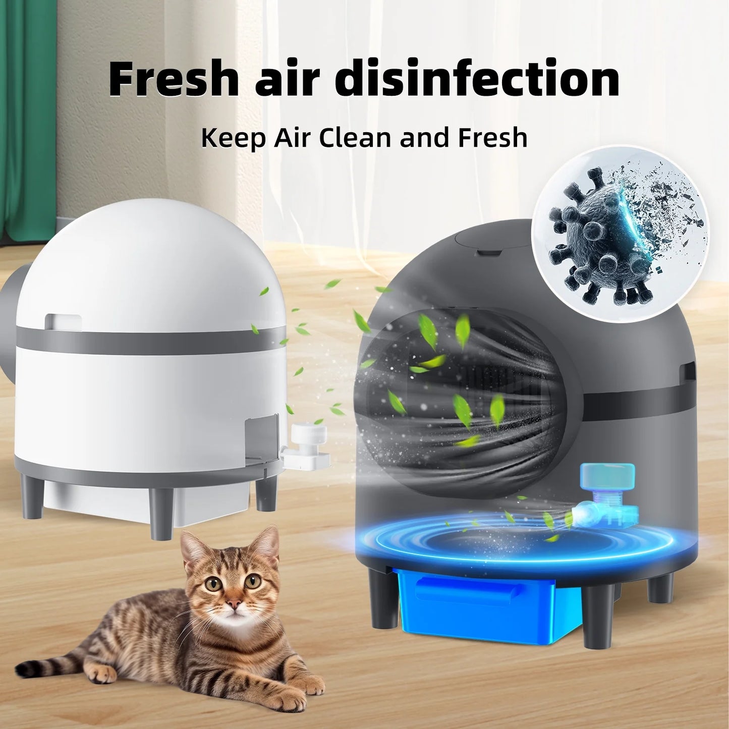 Deodorant for REDSASA Self-Cleaning Cat Litter Box, Air Freshener for Automatic Cat Litter Box, Cat Friendly Natural Plant-Based Odor Suppression