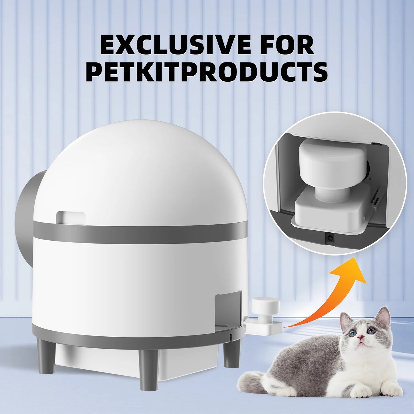 Deodorant for REDSASA Self-Cleaning Cat Litter Box, Air Freshener for Automatic Cat Litter Box, Cat Friendly Natural Plant-Based Odor Suppression