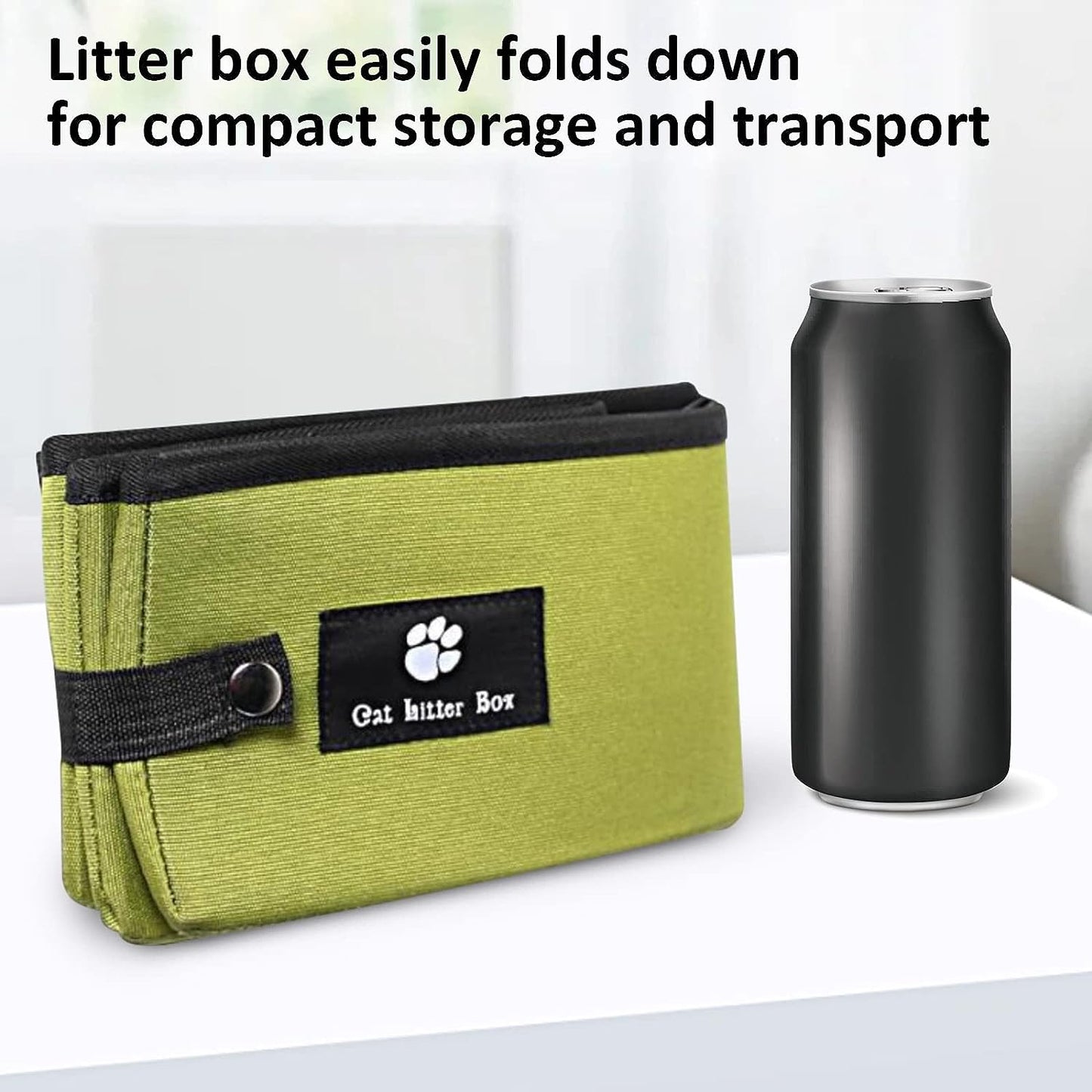 Travel Litter Box, Portable Cat Litter Box