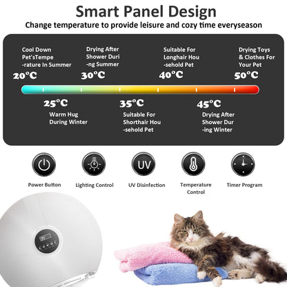 Pet Dryer for Cats and Small Dog