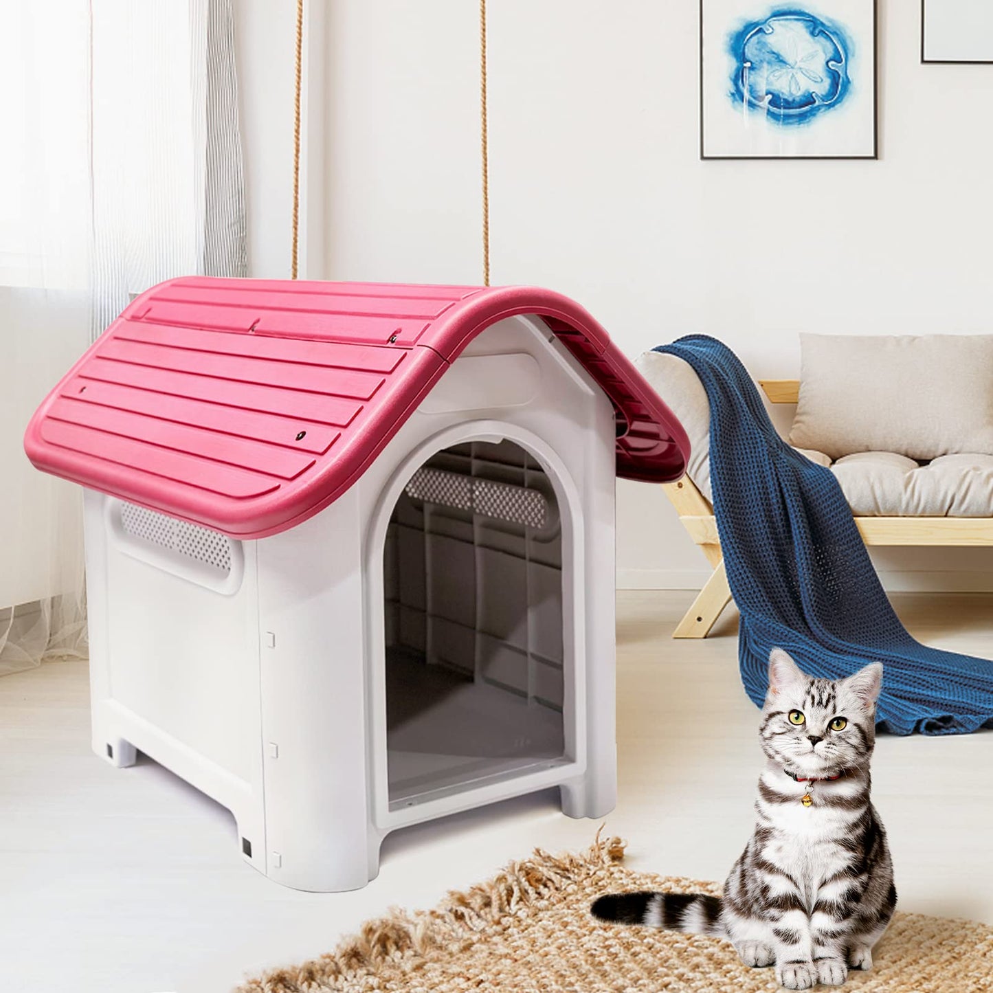 Waterproof Plastic Dog House