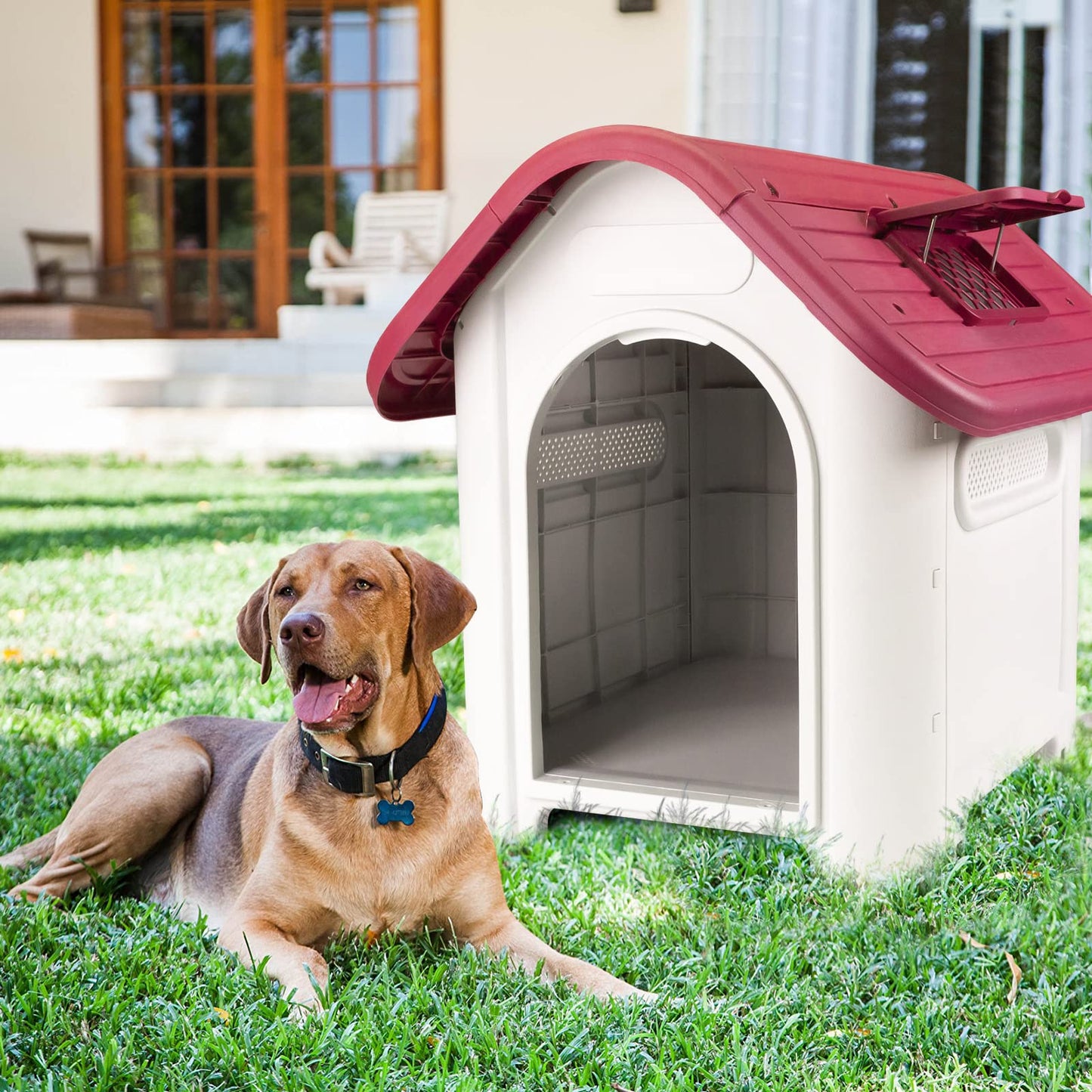 Durable Waterproof Plastic Dog House 